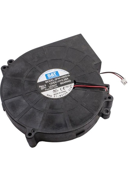 140X140X25MM 12V 0.26A 2p Salyangoz Fan