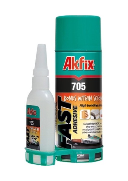 705 Mdf Kit Hızlı Yapıştırıcı 200ML + 50GR 24 Adet