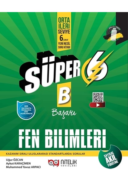 6. Sınıf Yeni Nesil Süper Fen Bilimleri Soru Bankası
