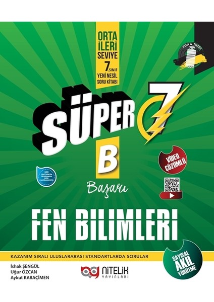 7. Sınıf Yeni Nesil Süper Fen Bilimleri Soru Bankası