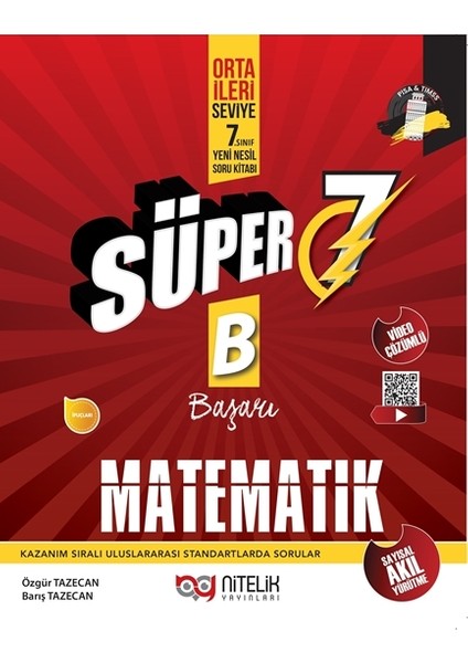 7. Sınıf Yeni Nesil Süper Matematik Soru Bankası