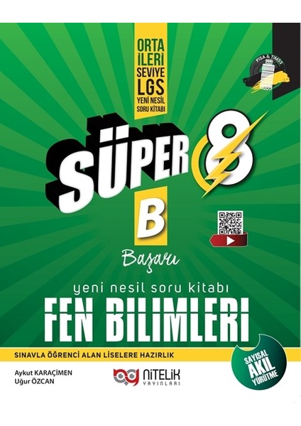 8. Sınıf LGS Yeni Nesil Süper Fen Bilimleri Soru Bankası