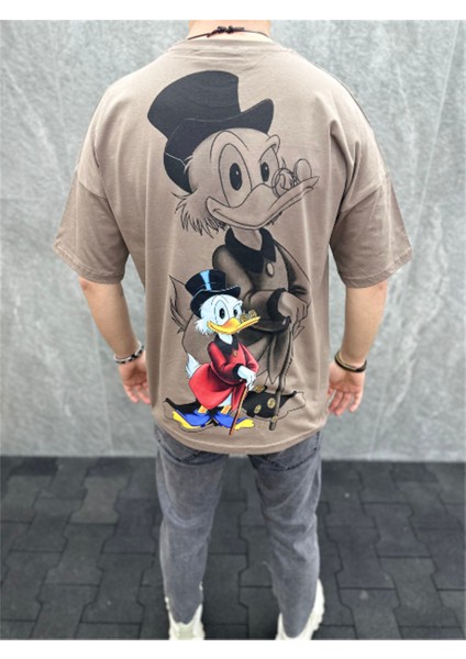 Erkek Dufy Duck Baskılı T-Shirt