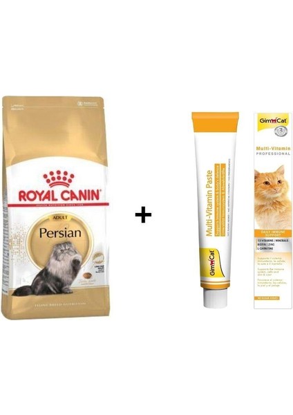 Persian Yetişkin Kedi Maması 4 kg + Gimcat Multivitamin 100 gr