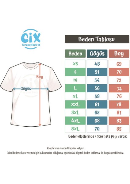 Asil Kaplan Cep Tasarım Baskılı Beyaz Tişört