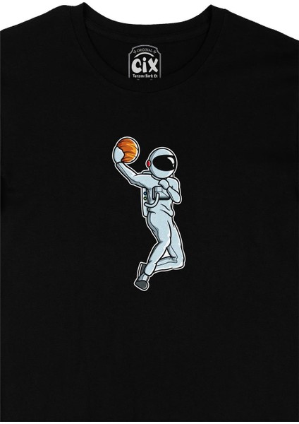 Basketbol Oyuncu Astronot Siyah Tişört fiyatları