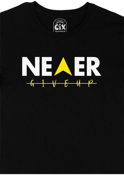 Asla Pes Etme Siyah Tişört fiyatları