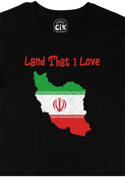 Land That I Love Iran Siyah Tişört fiyatları