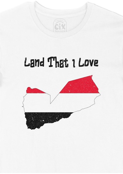 Land That I Love Yemen Beyaz Tişört fiyatları