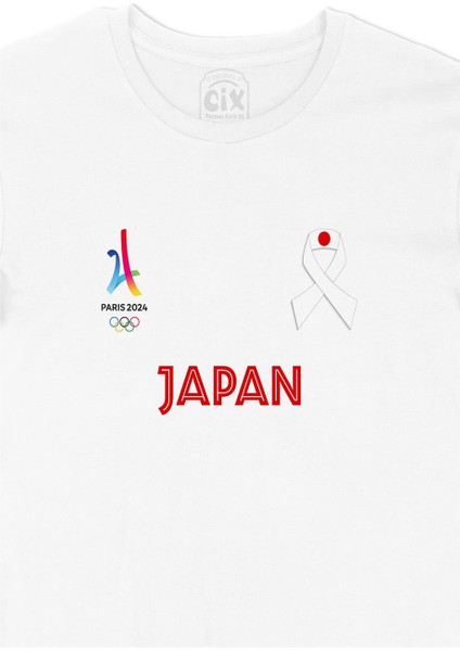 Paris 2024 Yaz Olimpiyatları Japonya Beyaz Tişört fiyatları