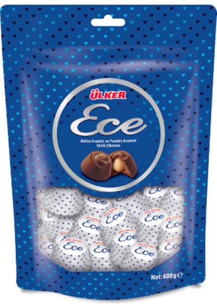 Ece Ikramlık Bütün Fındıklı Sütlü Çikolata 350 gr