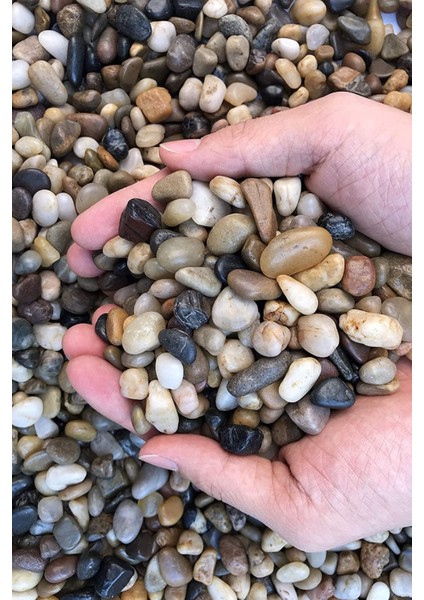 2 kg Nehir Taşları, 0,5cm / 1cm Bitki Akvaryumları Için Dekoratif Taşlar, Peyzaj, Vazo Dolguları