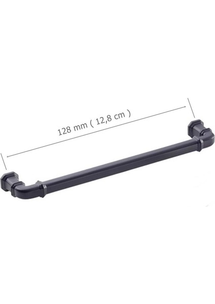 Doğanlar Gusto 128 mm Mobilya Kulp Mat Siyah