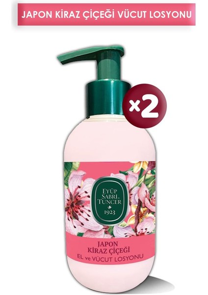 Japon Kiraz Çiçeği El ve Vücut Losyonu 280 ml x 2