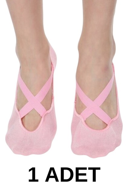 Kadın Kaydırmaz Silikon Tabanlı Yoga Plates ve Spor Çorabı