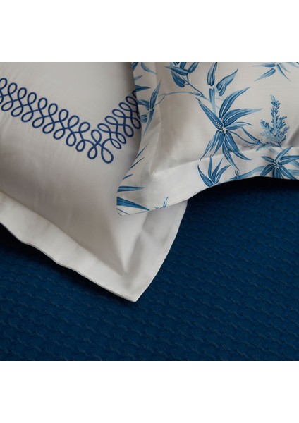 Lorena Çift Kişilik Bambu Jakar Pike 200X230 cm Indigo fiyatları