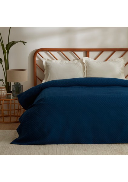 Lorena Çift Kişilik Bambu Jakar Pike 200X230 cm Indigo fırsatları