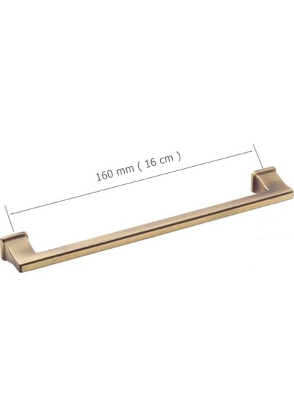 Doğanlar Techno 160 mm Mobilya Kulp Olifka Antik Sarı