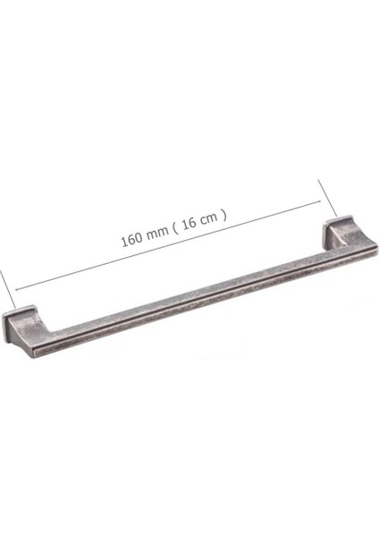 Doğanlar Techno 160 mm Mobilya Kulp Antik Gümüş