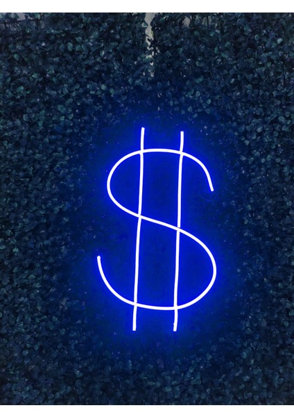 Dolarlogo Neon LED Tabela Duvar Dekoru