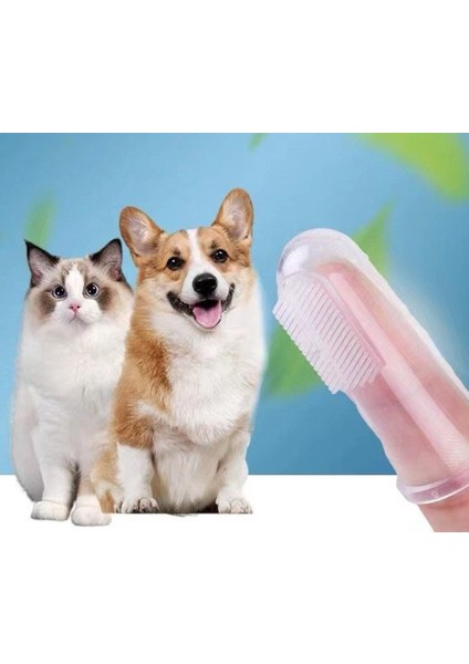 Evcil Hayvan Kedi Köpek Parmağa Takılan Diş Kaşıma Fırçası fırsatları