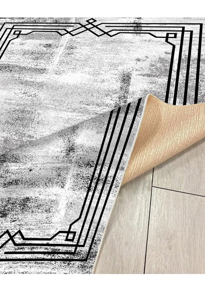 Eskitme Model Dijital Baskı Salon Halısı Yıkanabilir Kaymaz Taban Halı Yolluk