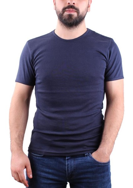 4604 Lacivert Bisiklet Yaka Erkek Tshirt fiyatları