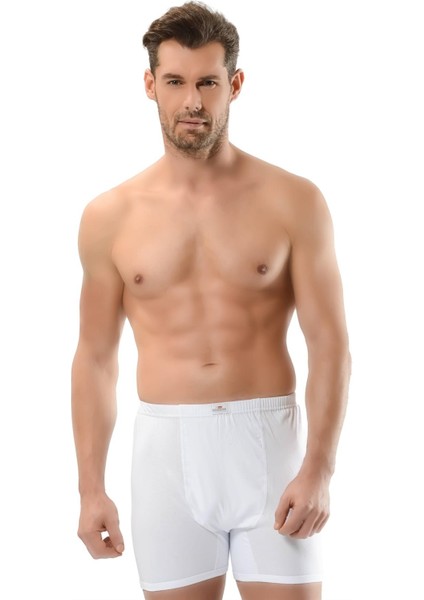 Erkek Pamuklu Paçalı Boxer 108 - 3 Adet