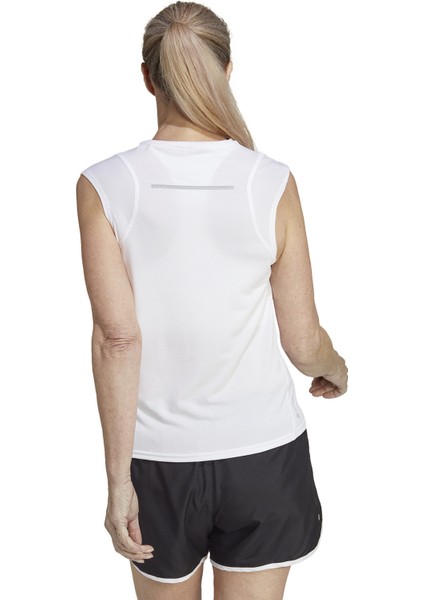 Bisiklet Yaka Düz Beyaz Kadın T-Shirt HR5730 Pad Xcıty Tee modelleri