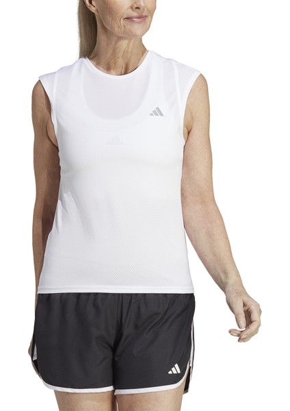 Bisiklet Yaka Düz Beyaz Kadın T-Shirt HR5730 Pad Xcıty Tee fırsatları