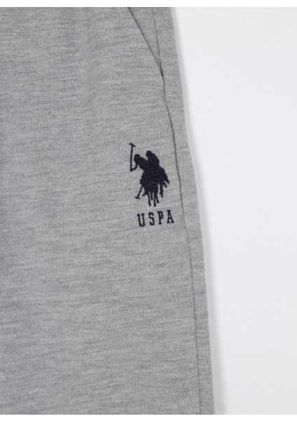 Bağlamalı Bel Standart Gri Melanj Erkek Çocuk Şort GUNDERIY023 modelleri