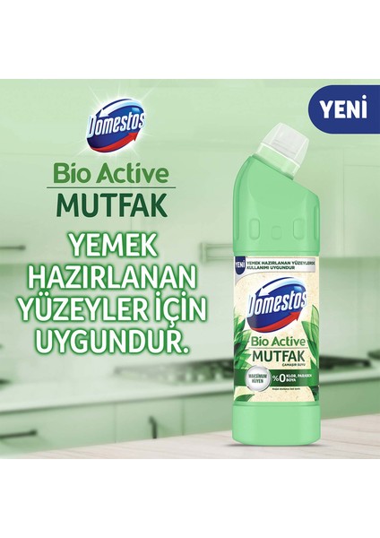 Çamaşır Suyu Bio Active Mutfak Maksimum Hijyen 750 ml x 2 Adet