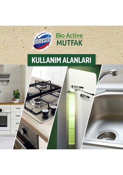 Çamaşır Suyu Bio Active Mutfak Maksimum Hijyen 750 ml x 3 Adet