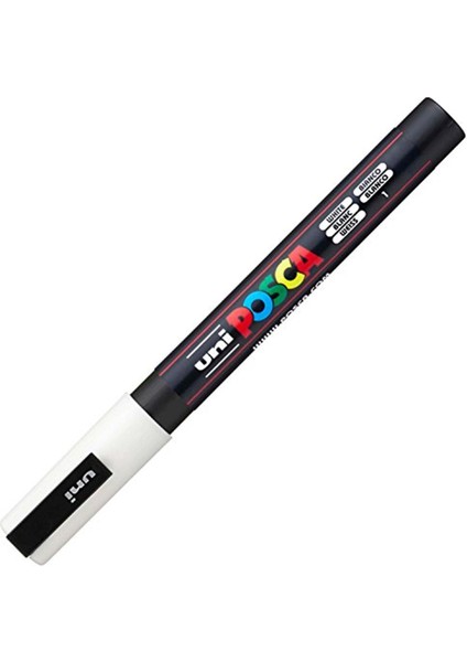 Pc-3m Su Bazlı Poster Markörü, Beyaz