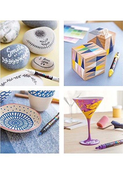 Pc-3m Su Bazlı Poster Markörü, Beyaz modelleri