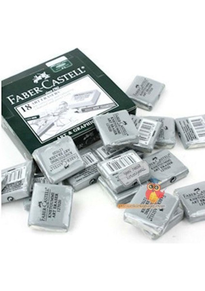 Faber-Castell Gri Hamur Silgi Paket ( 1 Paket 18 Adet )
