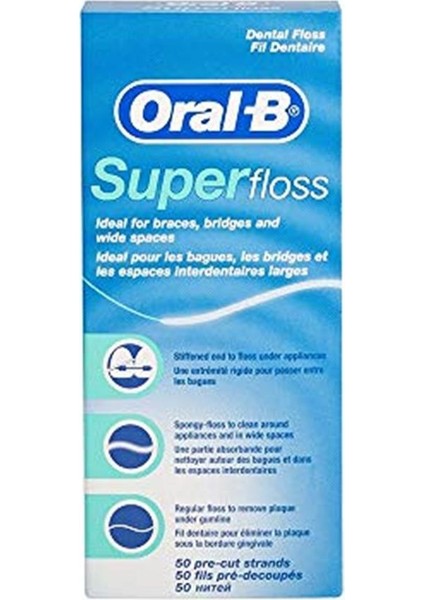 Diş Ipi Super Floss 50 Adet