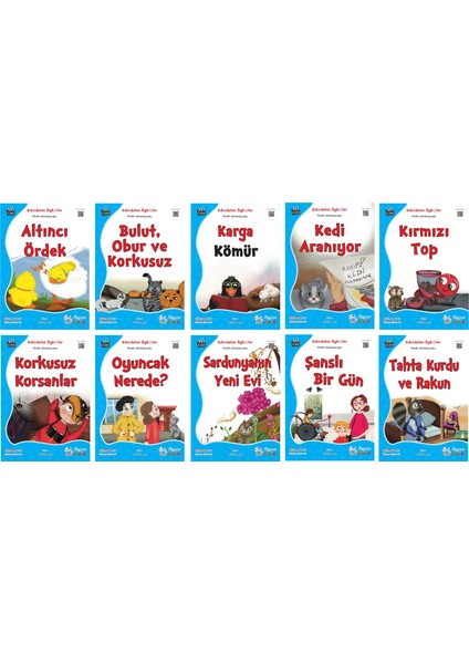 1.sınıf Kıkırdatan Öyküler (10 Kitap)+Kitap Okuma Not Defteri