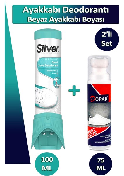 Ayakkabı Deodorantı Koku Giderici Önleyici Sprey 100ML+75ML