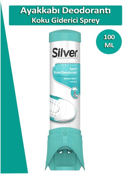 Ayakkabı Deodorantı Koku Giderici Önleyici Sprey 100ML+75ML