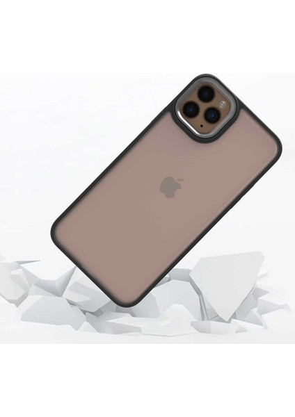 Apple iPhone 11 Pro Max Kılıf Case, Kamera Lens Korumalı Elektroplatin Kaplama Sert Pc Koruyucu Colourful Platinum Serisi