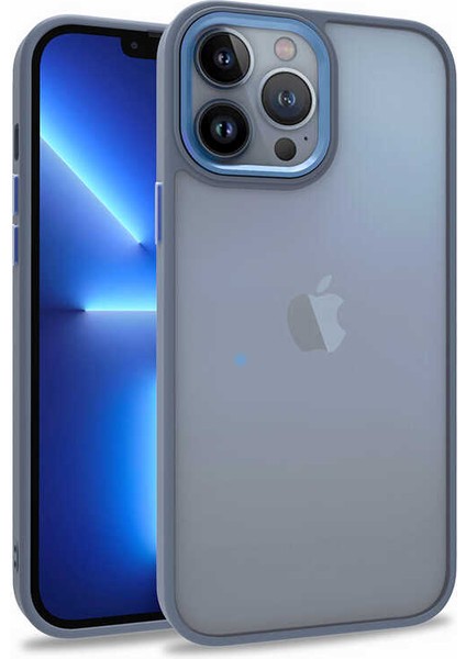 Apple iPhone 13 Pro Kılıf Case, Kamera Lens Korumalı Elektroplatin Kaplama Sert Pc Koruyucu Colourful Platinum Serisi