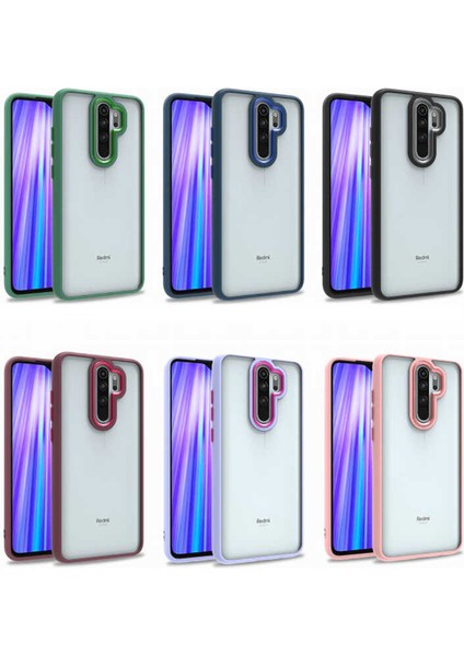 Xiaomi Redmi Note 8 Pro Kılıf Case, Kamera Lens Korumalı Elektroplatin Kaplama Sert Pc Koruyucu Colourful Platinum Serisi modelleri