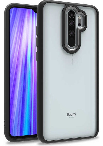 Xiaomi Redmi Note 8 Pro Kılıf Case, Kamera Lens Korumalı Elektroplatin Kaplama Sert Pc Koruyucu Colourful Platinum Serisi