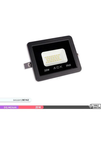Smd LED Projektör 6500K Beyaz Işık 20W fiyatları