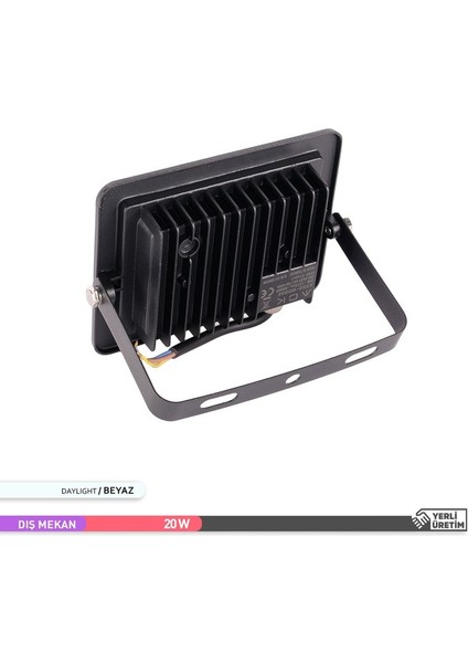 Smd LED Projektör 6500K Beyaz Işık 20W fırsatları