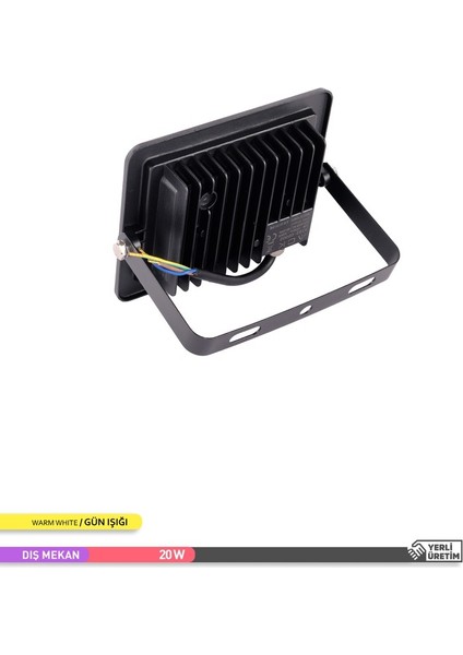 Smd LED Projektör 3000K Gün Işığı 20W fiyatları