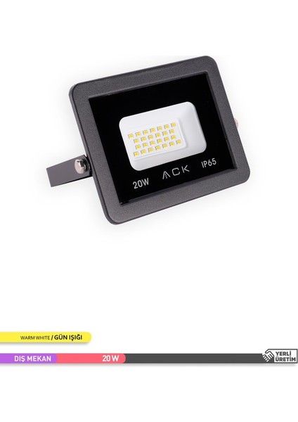 Smd LED Projektör 3000K Gün Işığı 20W modelleri