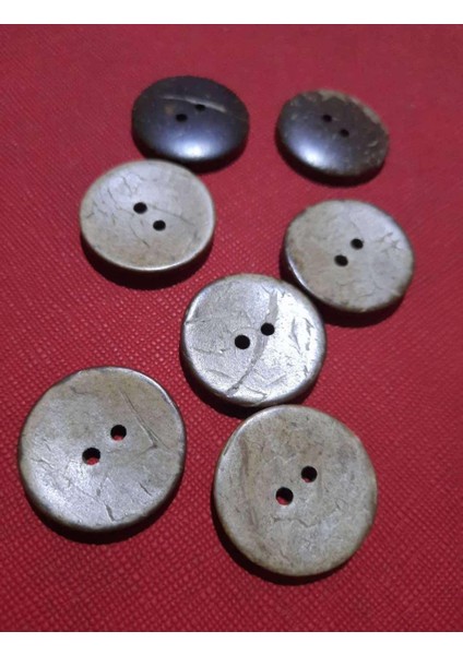 düğme doğal kokonat İmren düğme 2,5 cm 1 paket 10 adet