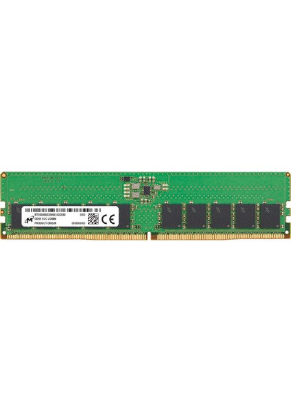 Ddr5 Ecc Udımm 16GB 1rx8 4800 CL40 Server Ram Bellek MTC10C1084S1EC48BA1R